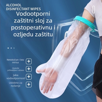 Zixi vodootporni kućište za kupanje za postoperativne rane, prijelome i PICC