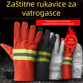3C-certificirane vatrogasne rukavice s protupožarnom zaštitom, toplinska izolacija, visoka temperatura, spašavanje – tipovi 97/02/14, Jiangdun