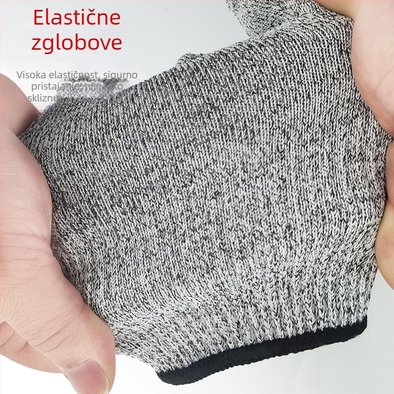 Qin Sail HPPE rukavice otporne na rez – Grade 5 zaštita za rezanje stakla, vrtlarstvo i stolariju