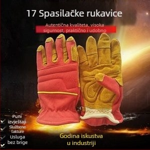 Rukavice za spašavanje, 17 modela, otporne na visoke temperature, aramidna vlakna otporna na plamen za intervencije spašavanja