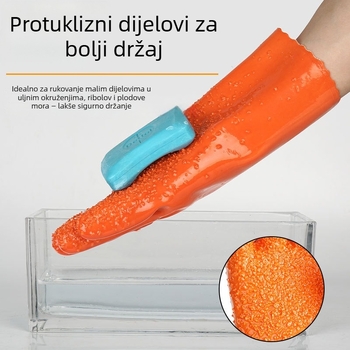 Industrijske PVC rukavice – vodootporne, otporne na ulje, protuklizne, otporne na kiseline i baze