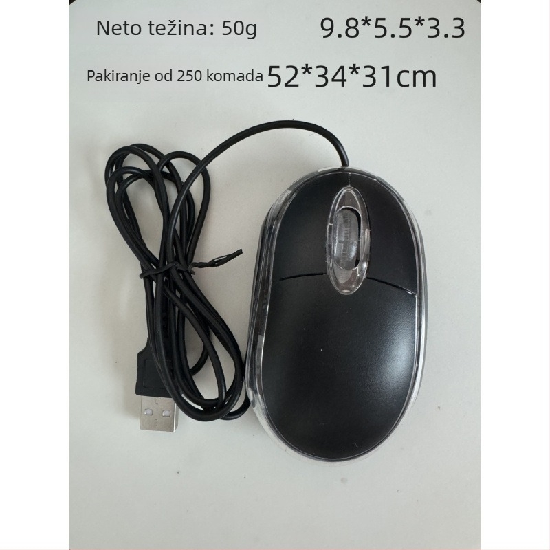 Bežični miš s dualnim načinom 2.4G/Bluetooth, DPI 1600, USB sučelje, 4 tipke, punjivi