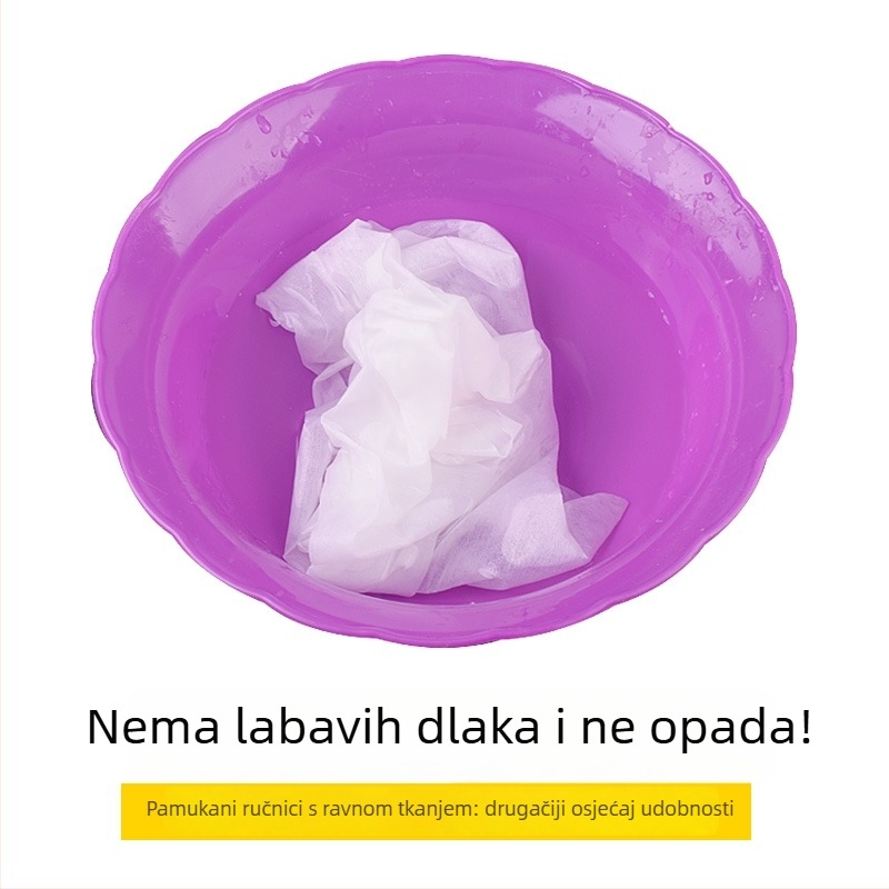 Jednokratna krpa za stopala, drveni celulozni papir, upijajuća i debela, ravno tkanje, 100–120 g