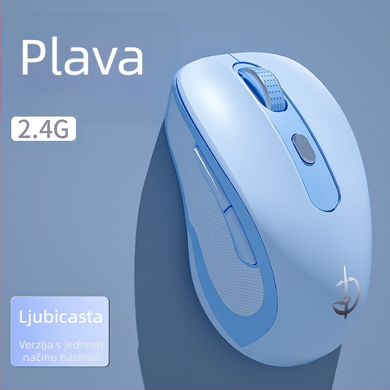 M500 bežična miša, optički senzor 2400 DPI, 6 tipki, 2.4GHz, Plug-and-Play