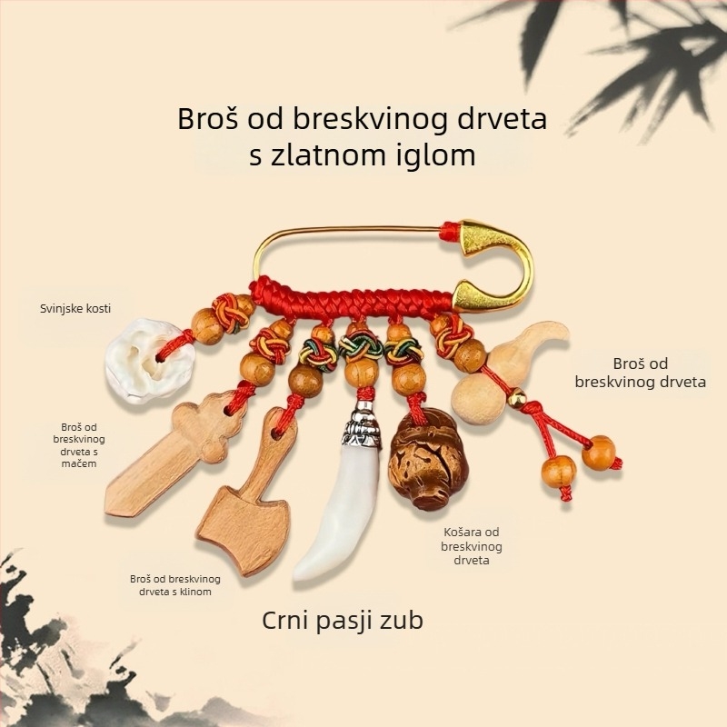 Geometrijska broš od legure za trudnoću – memorijalna, dekorativna, višenamjenska, dar