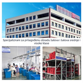 Longxiang Textile Šal od svile — 100% svila, korejskog stila, kolekcija jesen-zima 2025, mogućnost prilagodbe
