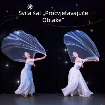 Badoth plesni šal od švicarske mreže – za sve sezone, prilagodljiva obrada, izdanje ljeta 2024