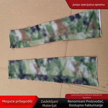 Kamuflirana maska od ledenog satenog vlakna sa setom rukavica za ruke i šalom za vrat, kapa za glavu i zaštita od sunca za vožnje biciklom