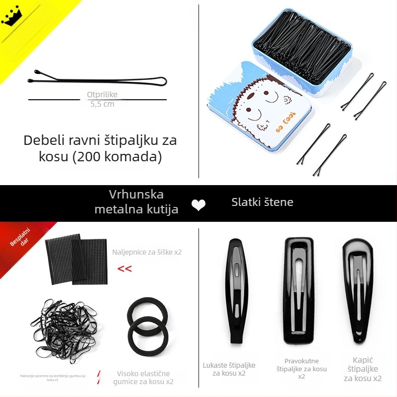 U-oblika metalna štipaljka za kosu za djecu, dodaci za kosu, jesen 2021