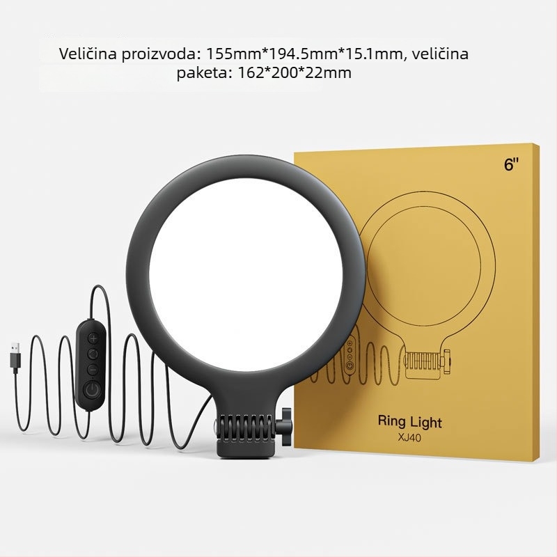 BOOYIIN XJ42P LED rasvjeta za livestream, 10W, 5V/2A