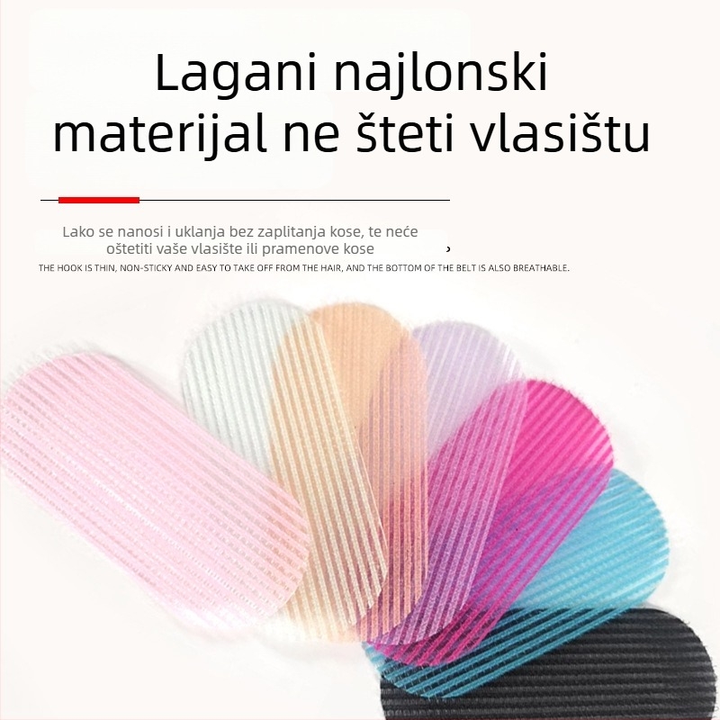 Traka s Velcro za fiksiranje pramenova u korejskom stilu, bezšavni patch za kosu