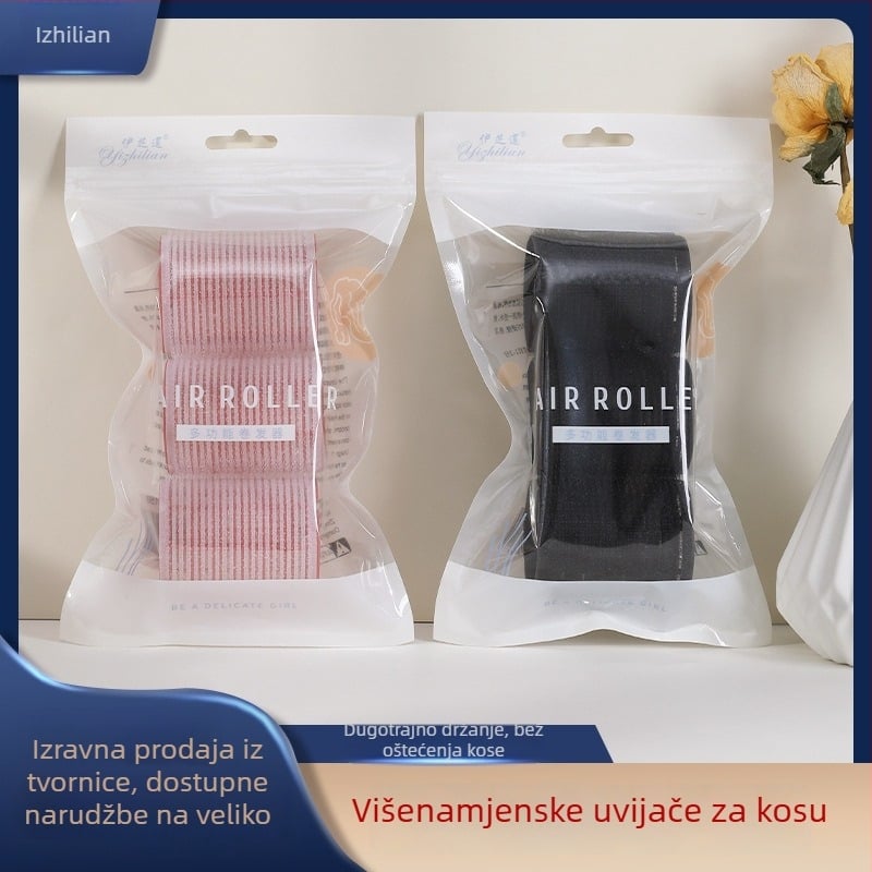 Yizulian samolepljivi valjak za kosu — plastika, za volumen korijena i kovrče
