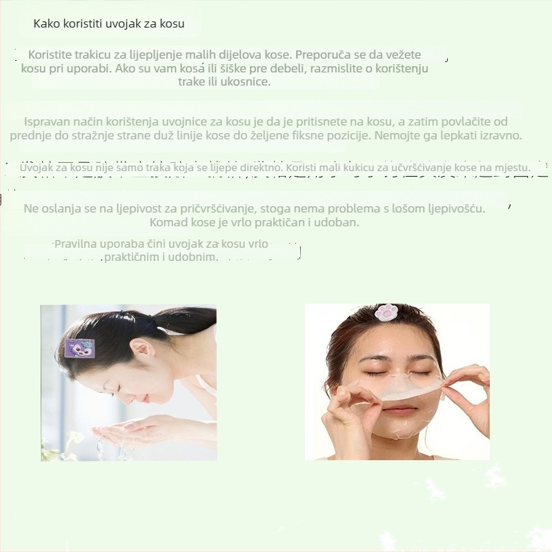 Kapa za glavu od poliestera, ručno izvezeni karikatura lik, ženski stil