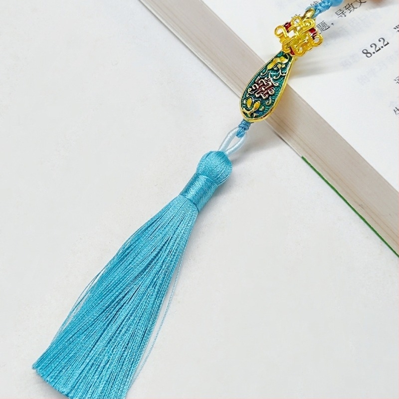 Ogrlica od perli s Bodhi privjeskom, u tikvasta obliku, s lancem od koralja; materijali Bodhi, chalcedon i biseri; obujam 31–40 cm