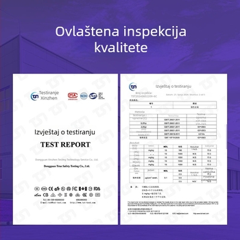 Westar ogrlica od sandalovog drveta, okruglog oblika, ručno oslikani emajl s motivom cvjetne loze, završna pečena boja, Zimsko izdanje 2025