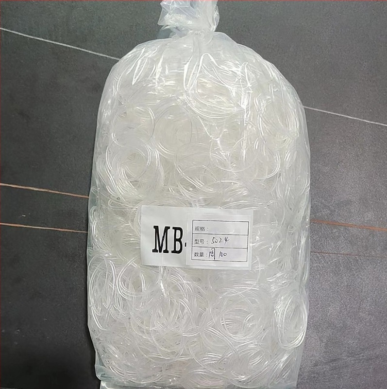 Gumice za kosu – geometrijske plastične gumice za kosu s logom i mogućnošću prilagodbe, s motivom zvončića