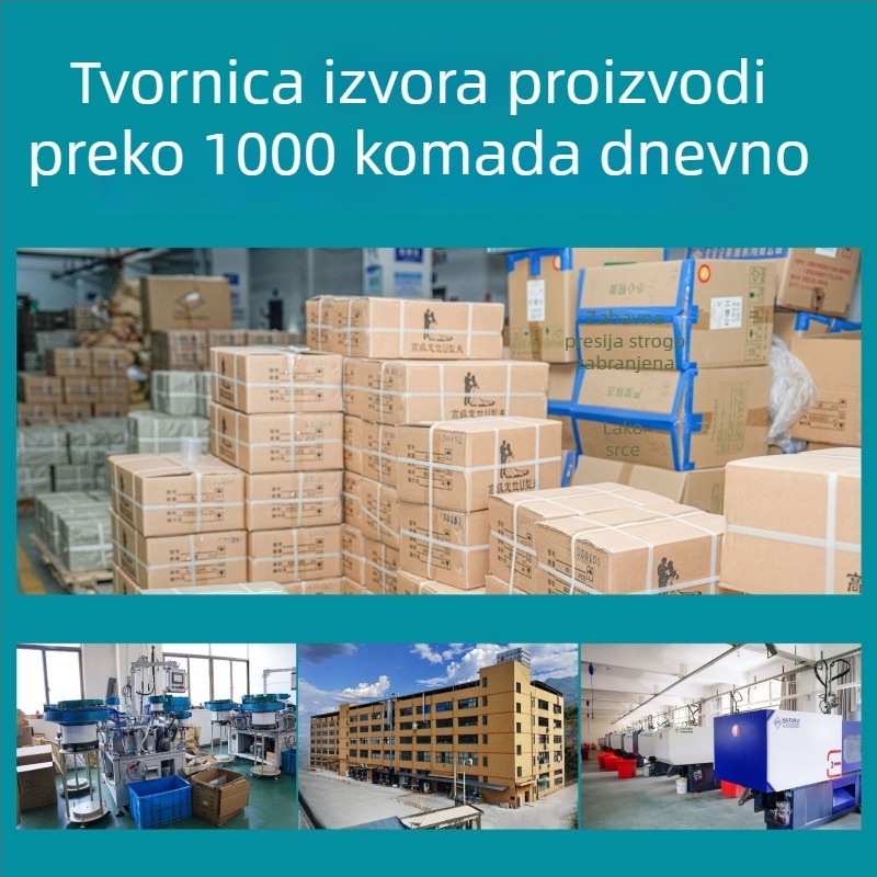 Crna spona za kosu u obliku U s rebrastom površinom, za frizure i make-up umjetnike