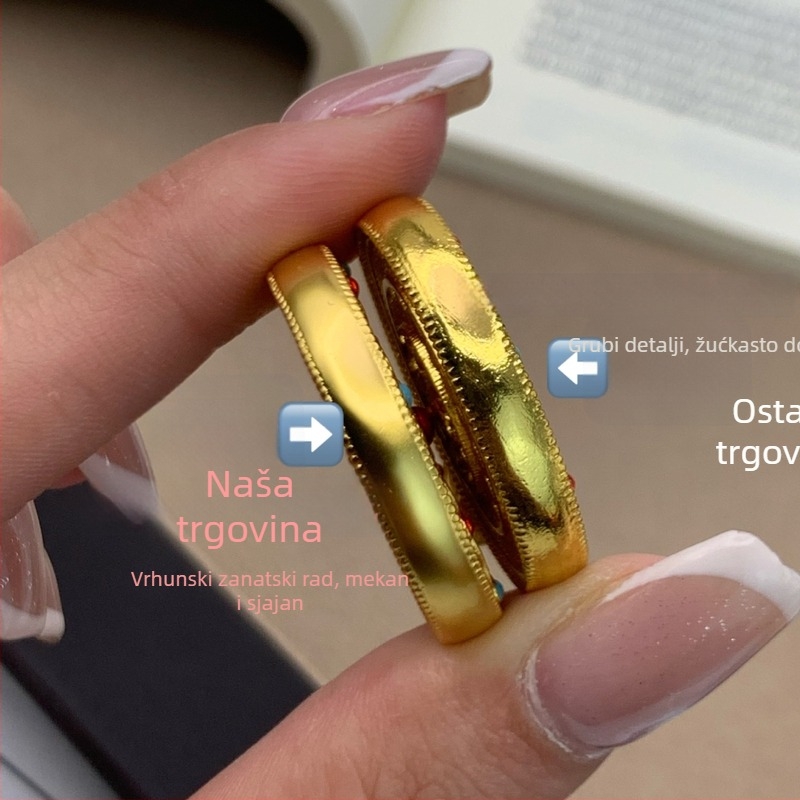 Ogrlica s kompasom, pozlaćeni mesing, precizna izrada, kineski stil, književno retro