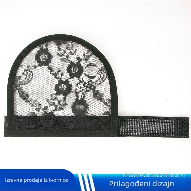 Mrežasta kapica za periku s Velcro zatvaračem, konjska rep, korejski stil, nije pogodno za bojanje toplinom