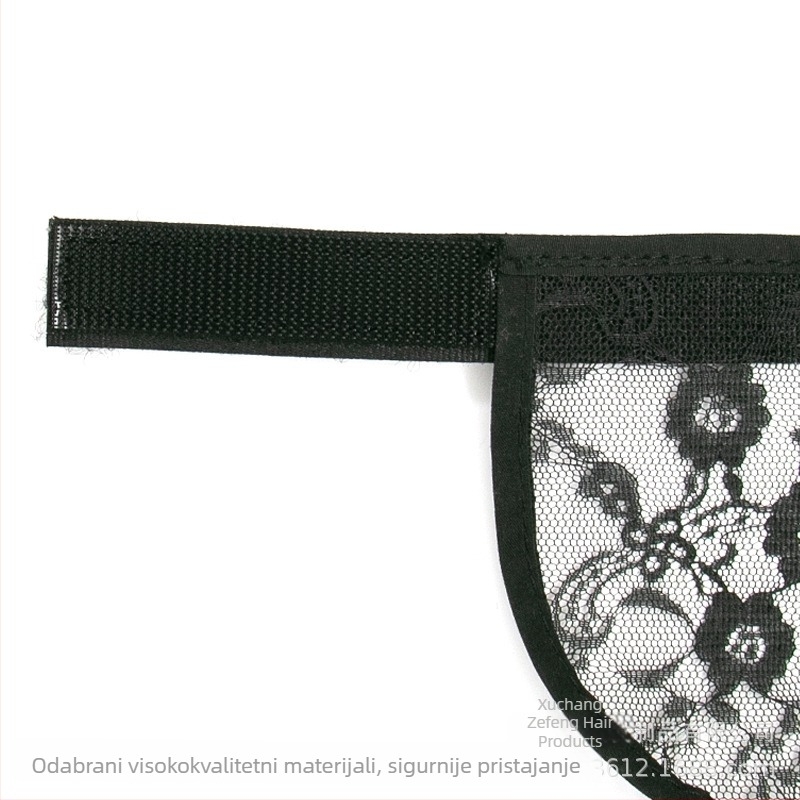 Mrežasta kapica za periku s Velcro zatvaračem, konjska rep, korejski stil, nije pogodno za bojanje toplinom