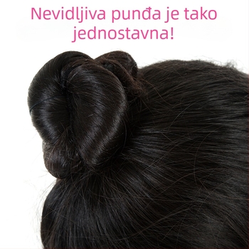 Nevidljiva mreža za kosu za čuperak, najlon, 5 mm otvora, paket od 10 komada