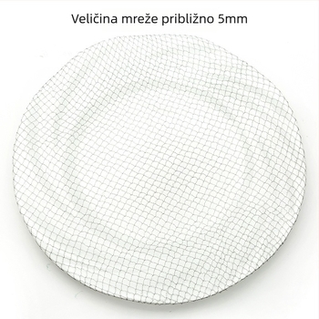 Nevidljiva mreža za kosu za čuperak, najlon, 5 mm otvora, paket od 10 komada