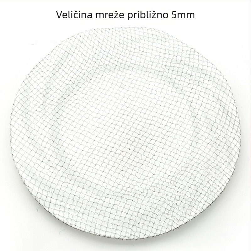 Nevidljiva mreža za kosu za čuperak, najlon, 5 mm otvora, paket od 10 komada