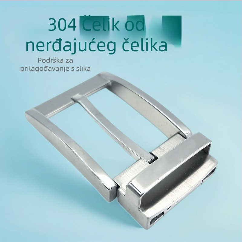 Pojasna kopča od 304 nehrđajućeg čelika s igličastim zatvaračem, casual stil, za poslovne potrebe, sezone: ljeto, zima, proljeće, jesen, broj proizvoda 03