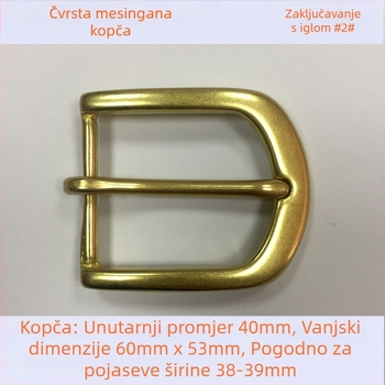 Pin kopča za kaiš – bakar, DIY dodatak za kaiš, ljeto 2020