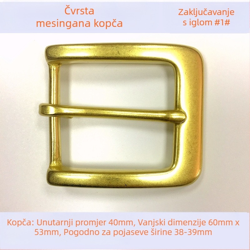 Pin kopča za kaiš – bakar, DIY dodatak za kaiš, ljeto 2020