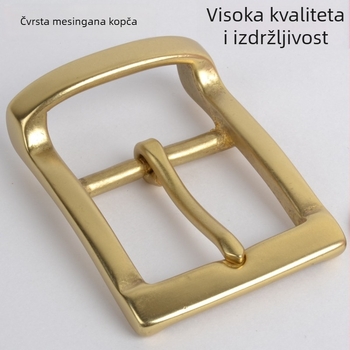 Bakrena kopča za pojas, japanskog tipa kopče, pravokutnog oblika, za muškarce i žene. Materijal: bakar; Vrsta kopče: japanski; Oblik: pravokutni; Pogodno za zimu, proleće i jesen