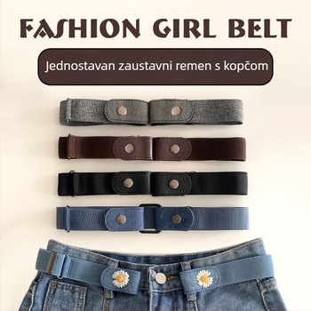 Ženski pojas za sužavanje struka za traperice – alat s snap kopčom, širina 2–4 cm, izlazi proljeće 2023., svjež stil