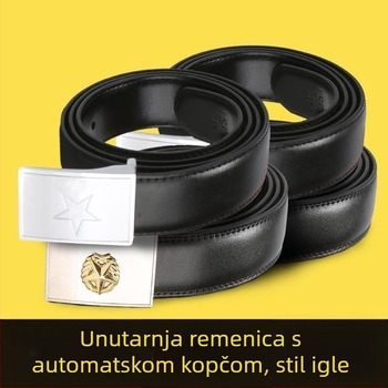 Unutarnji pojas s kopčom s iglom za vanjsku taktičku upotrebu — umjetna koža, kopča od legure, širina 2–4 cm