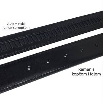Unutarnji pojas s kopčom s iglom za vanjsku taktičku upotrebu — umjetna koža, kopča od legure, širina 2–4 cm