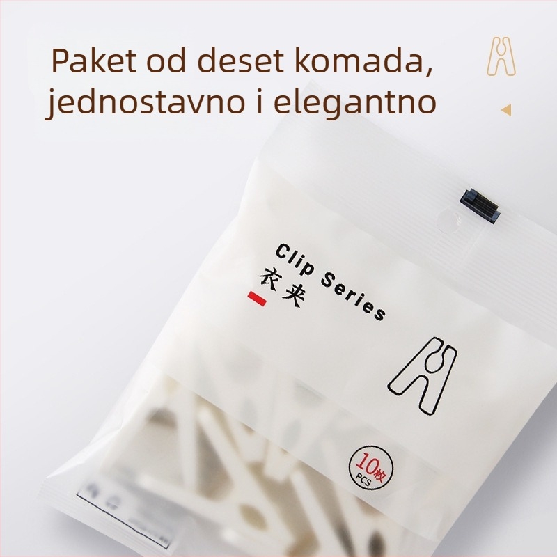 Klip za sušenje odjeće, plastični PP, model 001, paket 360 komada, višenamjenski za donje rublje, čarape i odjeću, moderan minimalistički dizajn.