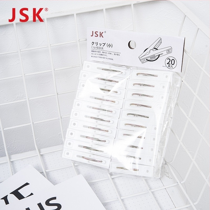 JSK klips za sušenje odjeće | Plastika, model 30001 | Za donje rublje, čarape, šal i kravatu | 120 komada