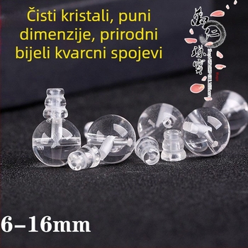 Kristalne perle za ružar – 108 perlica, trostruke komponente ružara