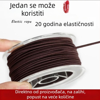 Elastična žica za nanošenje perli i budističkih mala, visoka elastičnost za ružino drvo i rudrakša perle