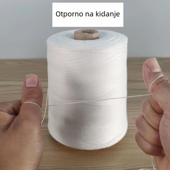 Niti za vezanje balona od pamukovog konca — mješavina poliester-pamuk; pogodna za balone, ukrase i igračke