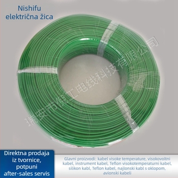 Kabel visokotemperaturnog silikonskog kaučuka, pleteni bakreni vodič s cinkovim premazom, 200°C, 300/500 V, CCC certifikat