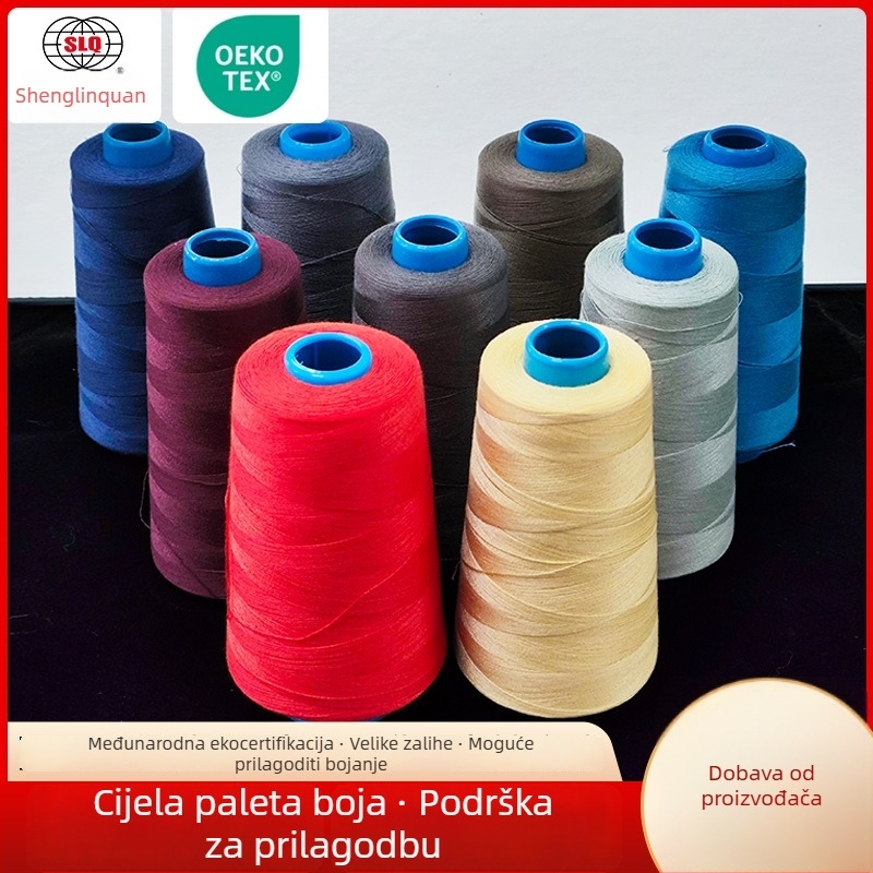 Poliesterska šivaća nit, otporna na visoke temperature, kratka vlakna, vatrootporna, visoke brzine