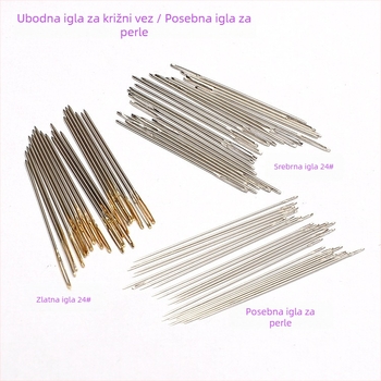 Ručno izrađeni alat za križni vez - univerzalna kompatibilnost, 22/24/26, srebrni vrh