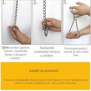 Metalni podesivi ovratnik za pse protiv ugriza, monokromatski uzorak, kaubojski stil