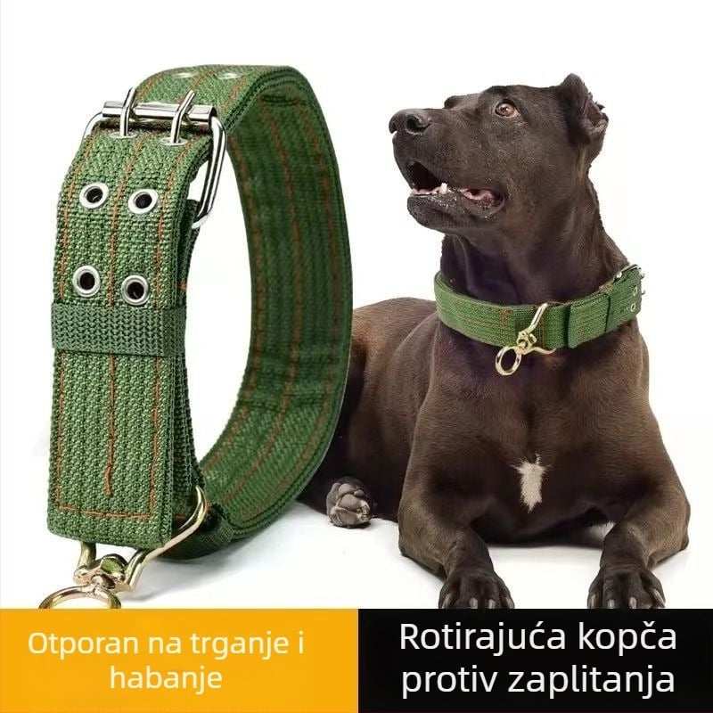 Najlonska ogrlica za pse velikih, srednjih i malih; karikaturistički stil; pogodna za Zlatni retriver i Njemačkog ovčara