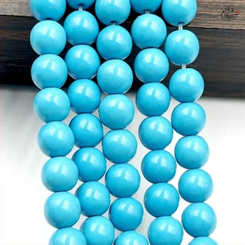 Sintetičke kružne perle za navijanje, uzor Osam očiju, dijelovi za DIY narukvicu