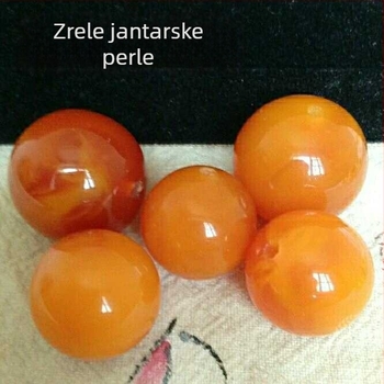Perle za DIY nakit, kuglične perle od pčelinjeg voska s dijamantnim razdjelnicama i uzorkom zvijezda-mjesec za minimalističke narukvice