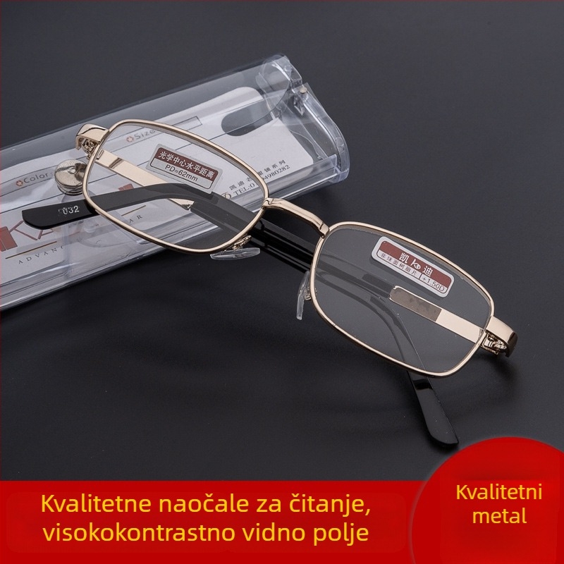 Kady naočale za čitanje, potpuno kućište, asferične leće od smole, kvadratni okvir, izlazak proljeće 2025