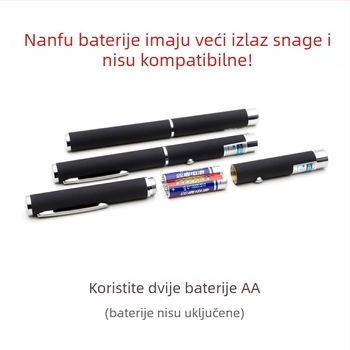 Pero za test anti-plavog svjetla, metalno kućište, model Anti-blue light pen, jednokratno pakiranje, pokazivačko pero, baterija nije uključena