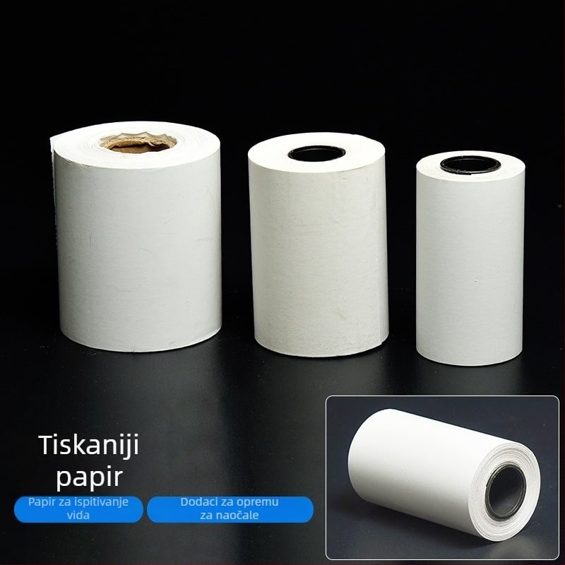 Termalni osjetljivi papirni valjak za optometrijske pisače, model 805633, papir, uredska upotreba