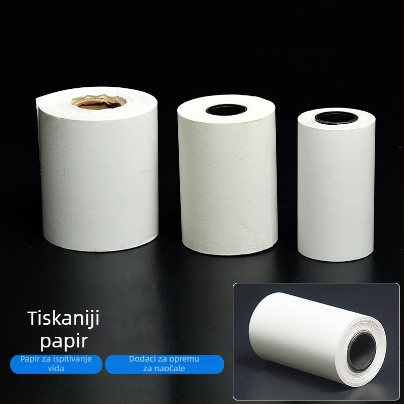 Termalni osjetljivi papirni valjak za optometrijske pisače, model 805633, papir, uredska upotreba